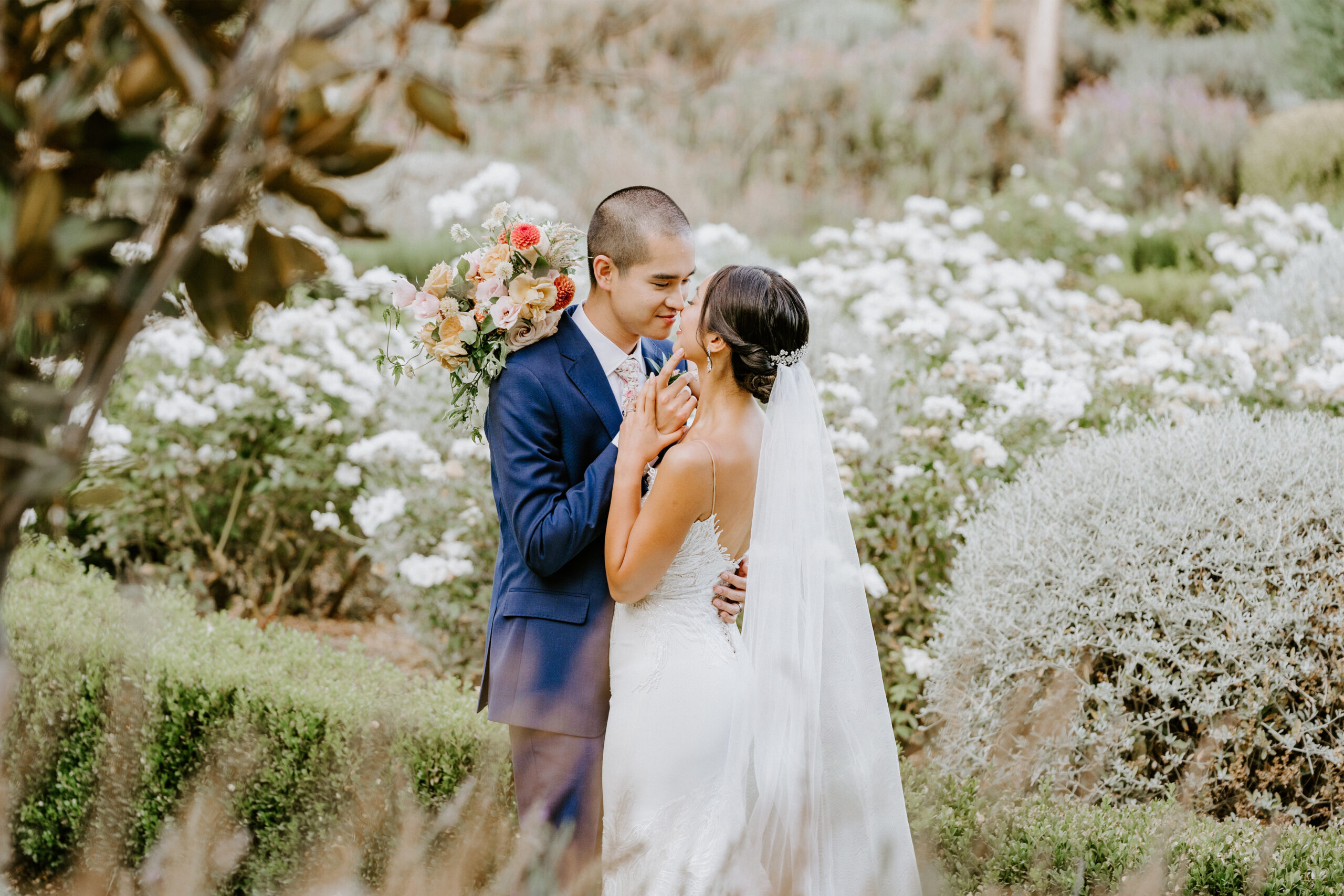 Beautiful couple marry at a timeless fall wedding in Winters, CA at a boutique farm and bnb. Photographed by Christina Perhac Photography. inspiration, inpso, idea, photo, photos photographer park winters california i do mr and mrs bride groom fall spring garden farm marriage boutique upscale fine art timeless stunning dreamers lovers northern california elopement elope bed and breakfast farm dinners lavendar garden custom design details