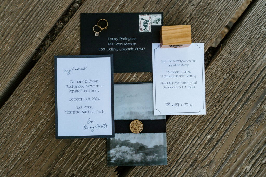 Timeless, elopement details