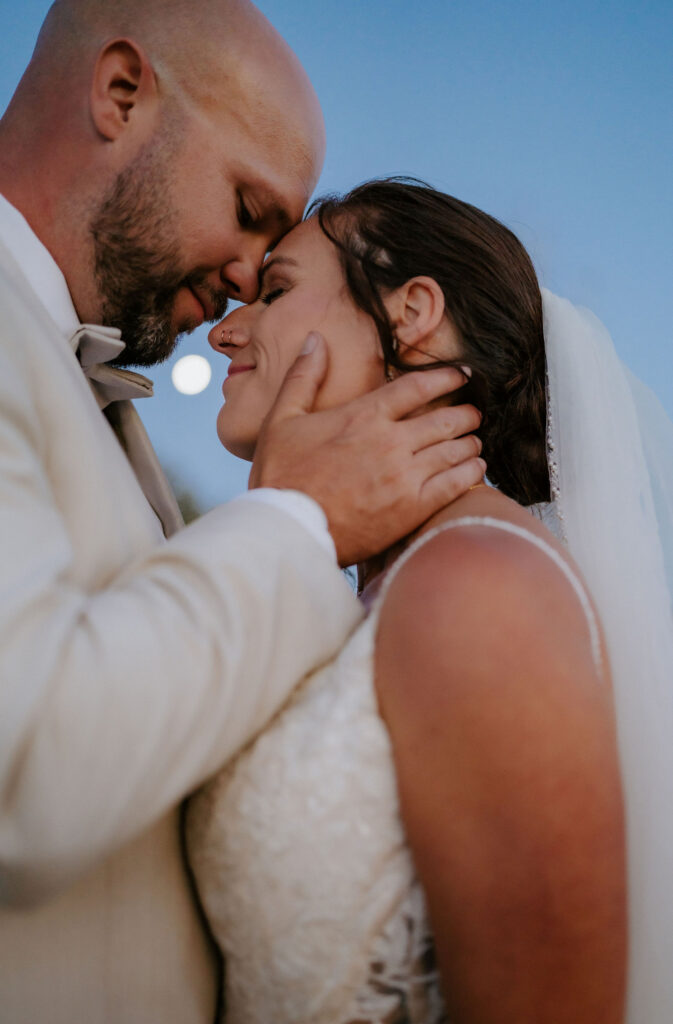 newlyweds at their dream bridal portraits in yosemite