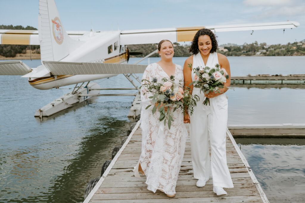 san francisco seaplane adventure elopement