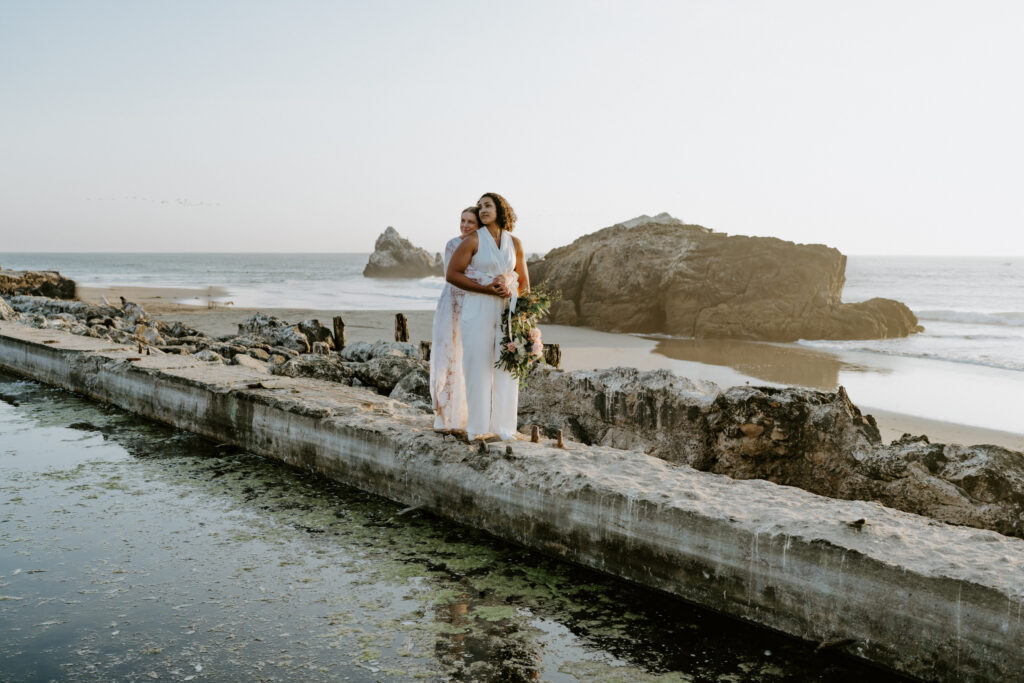 sunset photography at sutro baths