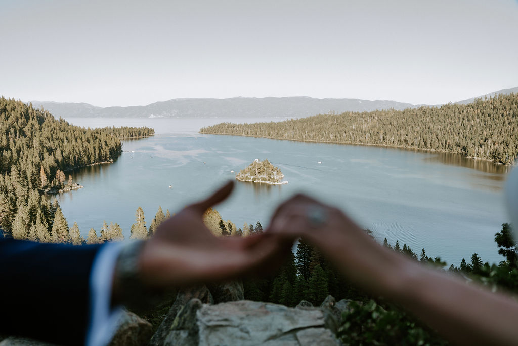 summer tahoe elopement