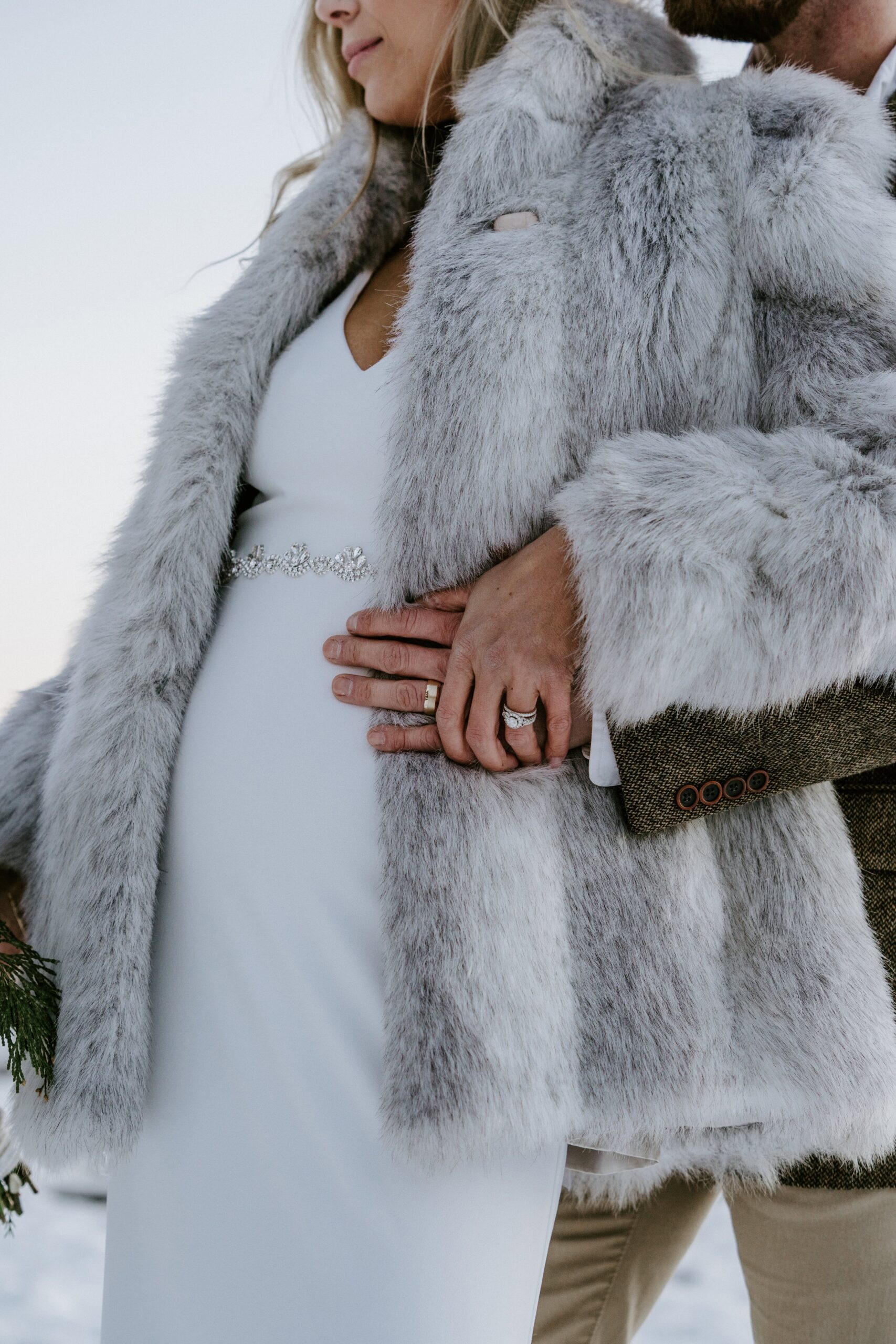 winter elopement in lake tahoe