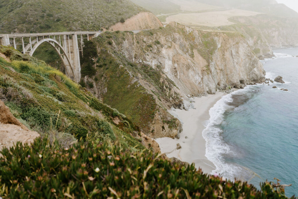 Big Sur with Bixby bridge in the background