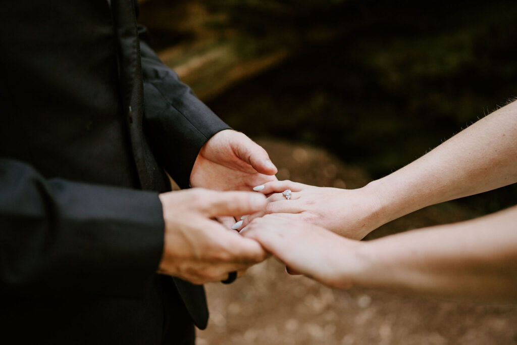 details shot of hands