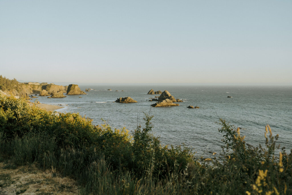 landscape image of oregon coast