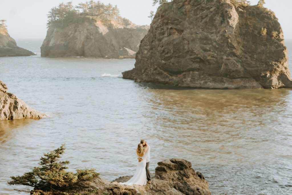 secret beach elopement