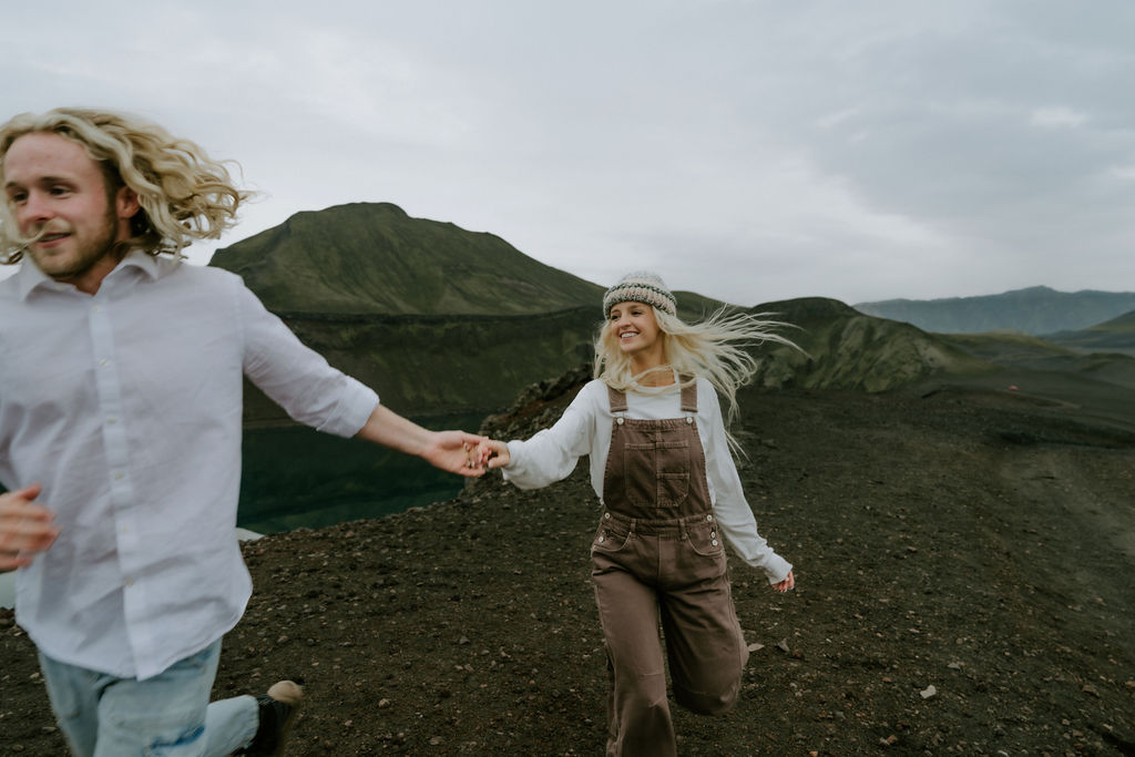 couple enjoying the highlands