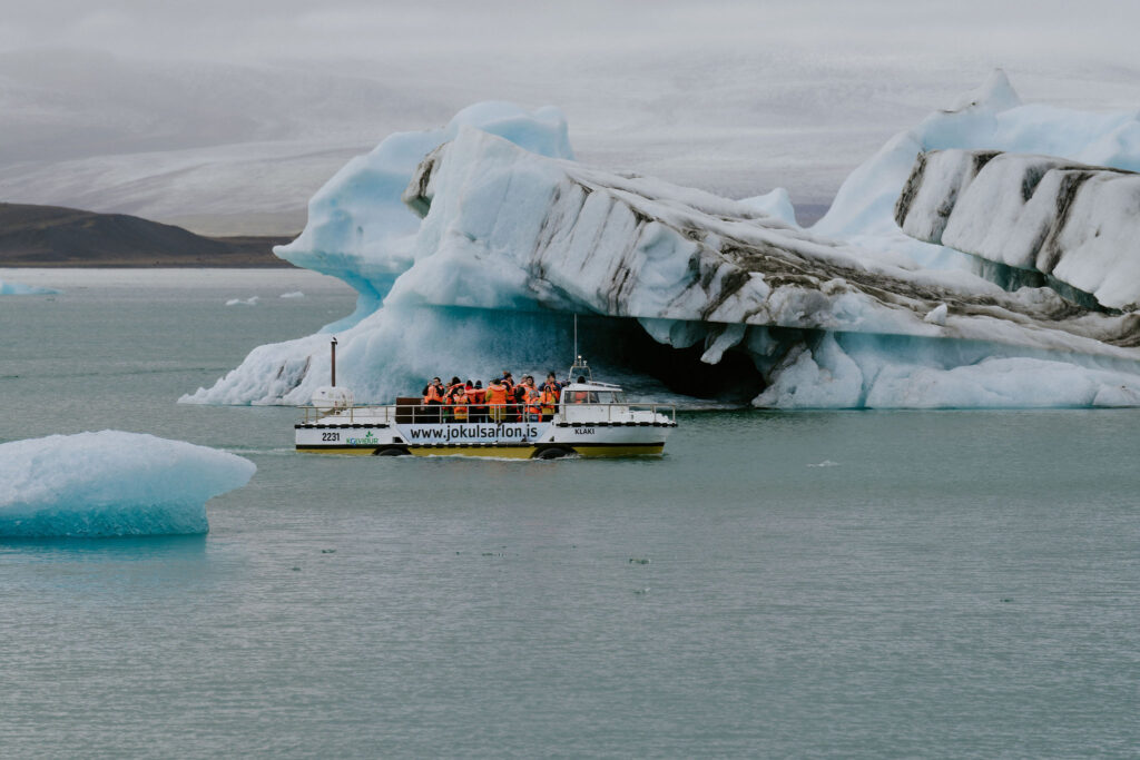 glacier boat tours in iceland