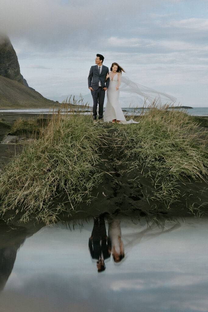 couple eloping at Stokksnes