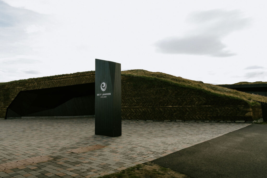 exterior of sky lagoon iceland