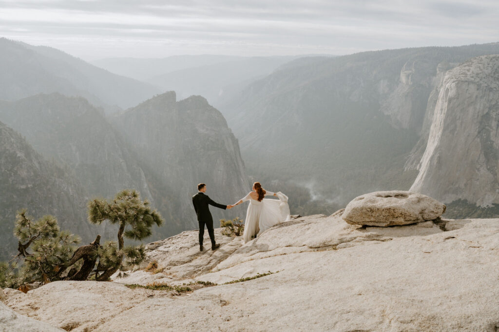 Couple dancing at Taft Point