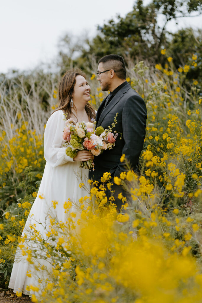 romantic Big Sur elopement photos