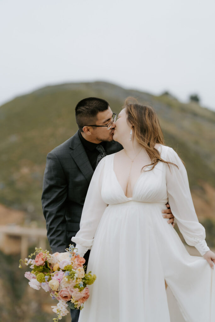 romantic Big Sur elopement photos