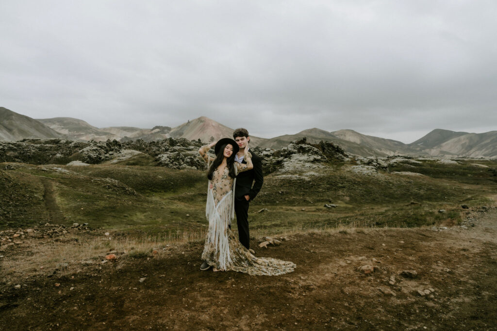 moody iceland highlands elopement