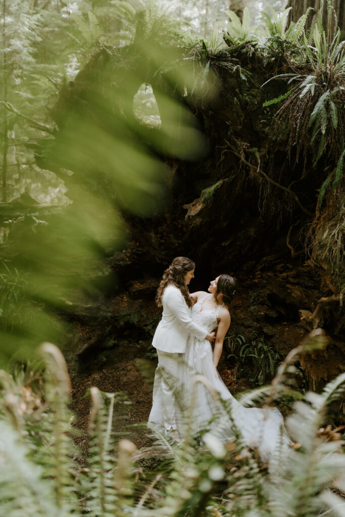 romantic Redwoods Elopement in Jedediah Smith State Park