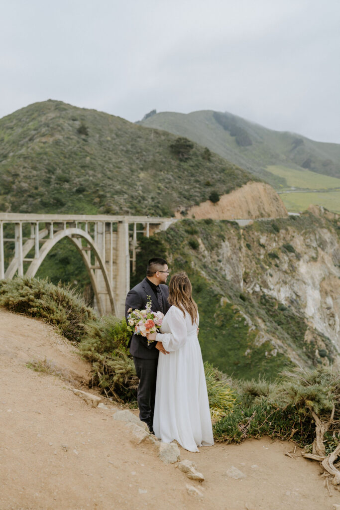 big sur elopement near bixby bridge