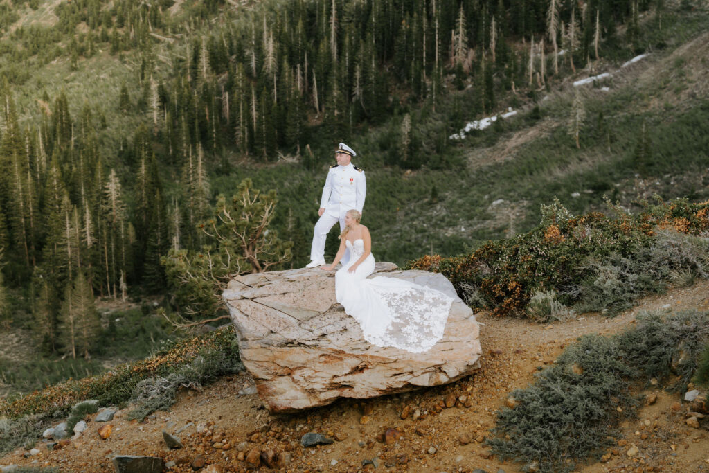 dreamy mammoth lakes elopement surrounded by lush forests
