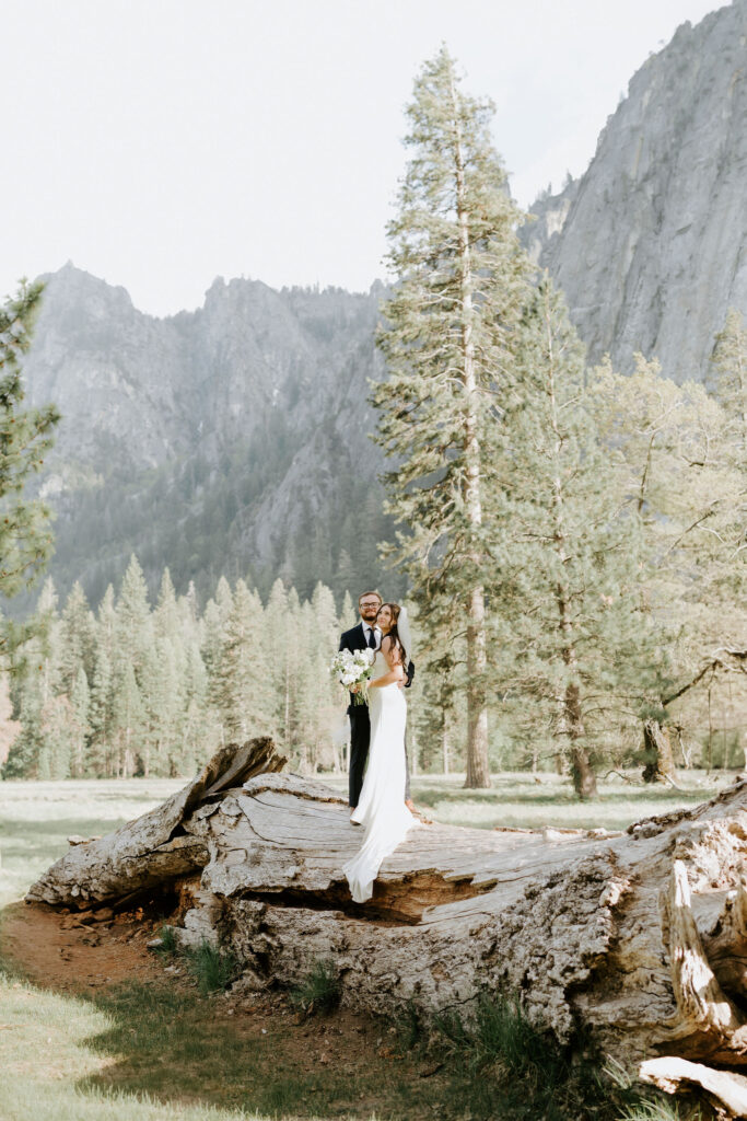 yosemite national park elopement in spring