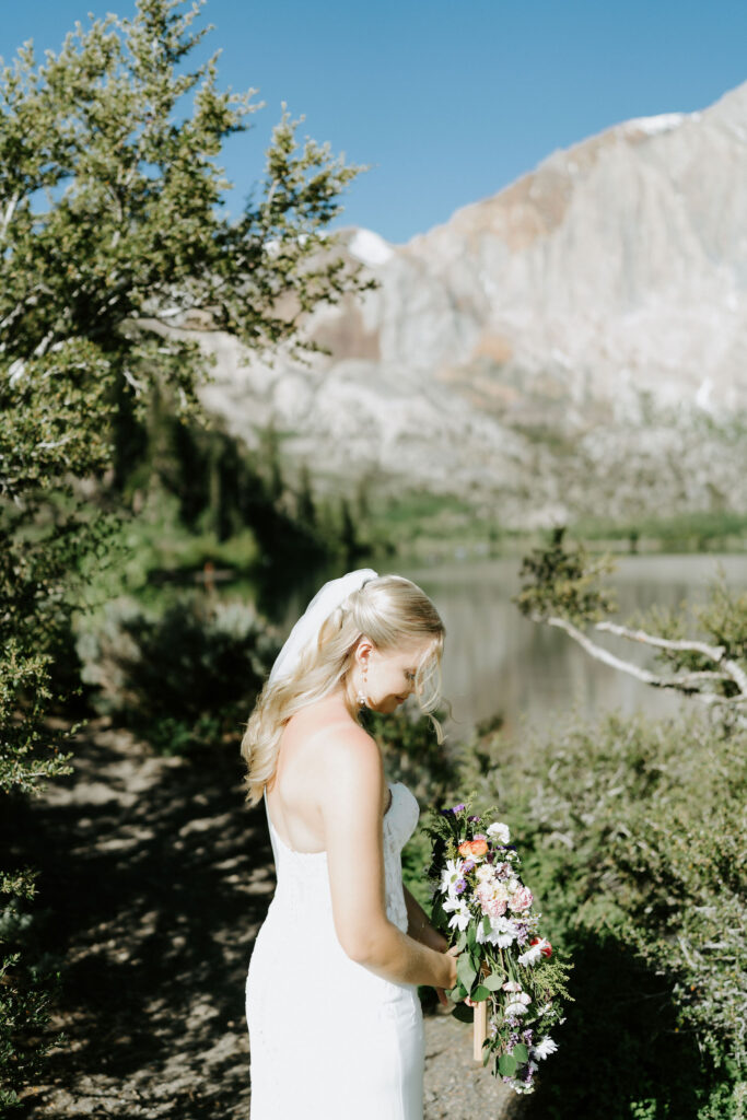 mammoth lakes elopement first look