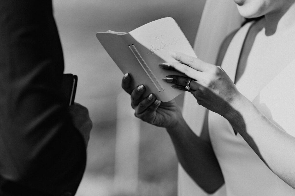 oceanside elopement ceremony in garrapata big sur