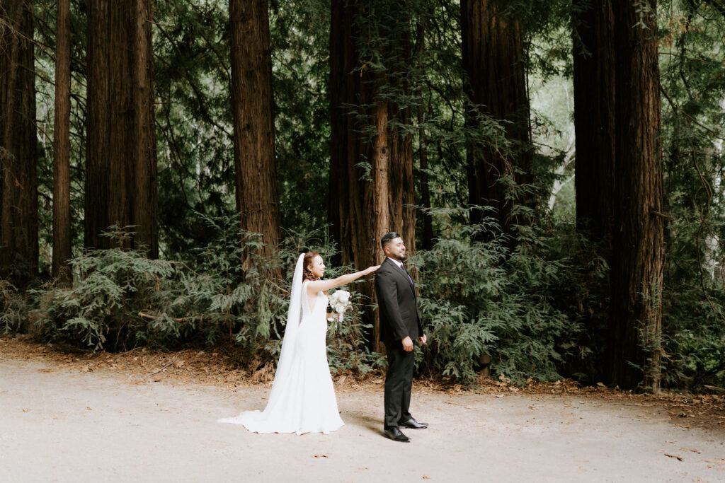 candid first look for glen oaks big sur elopement