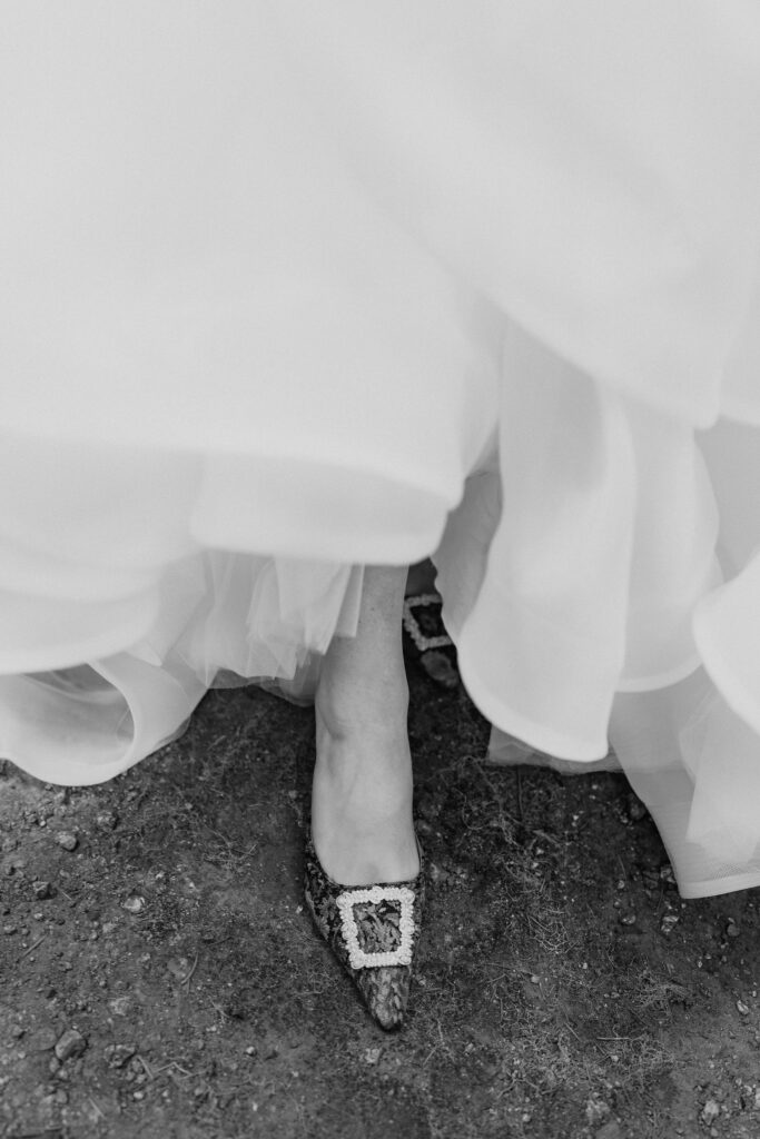 bridal portrait during fall redwoods elopement in Big Sur