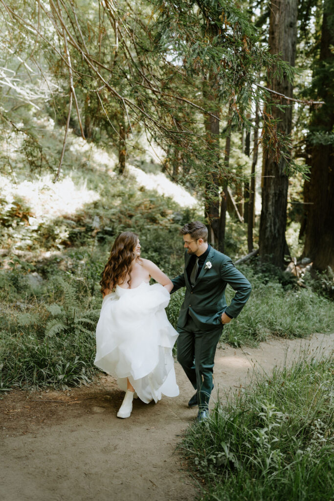 redwoods elopement in Big Sur
