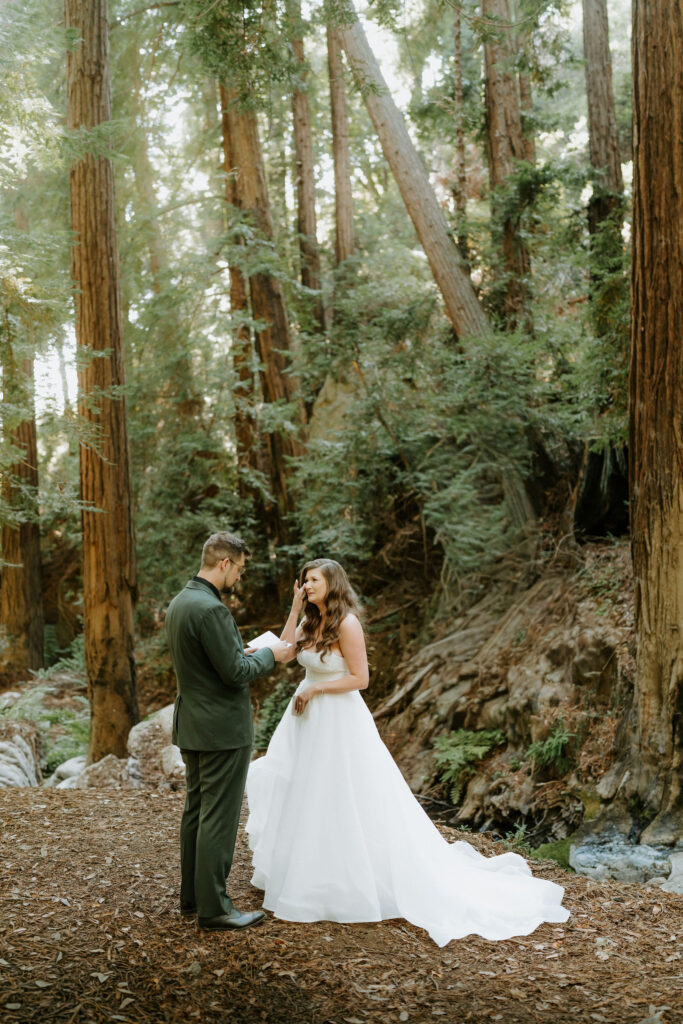 redwoods elopement in Big Sur