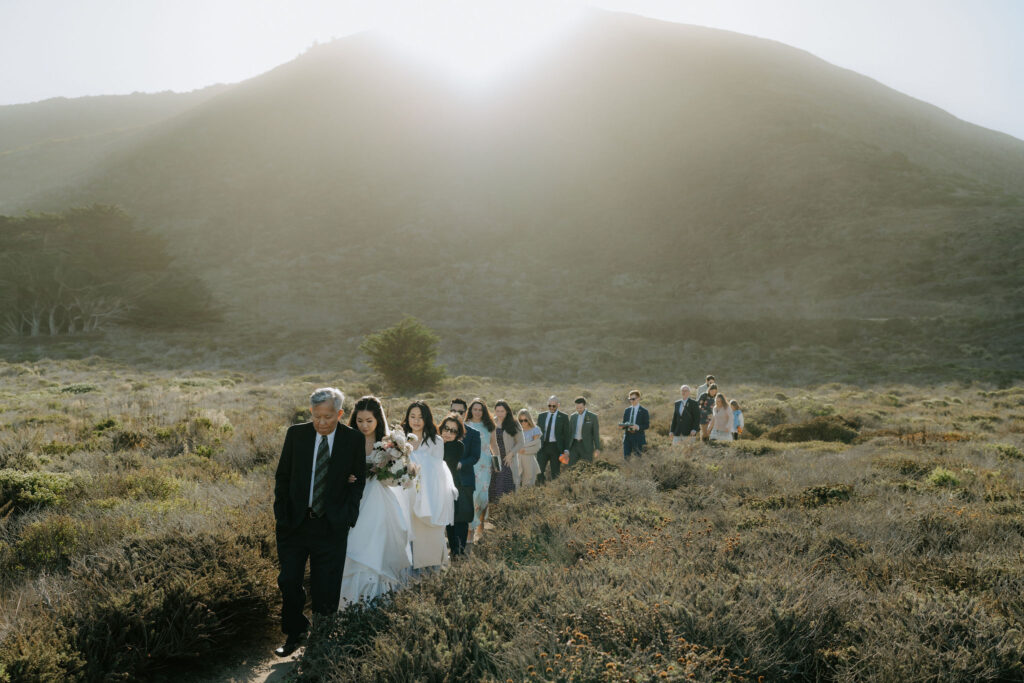 family caravanning together to soberanes point