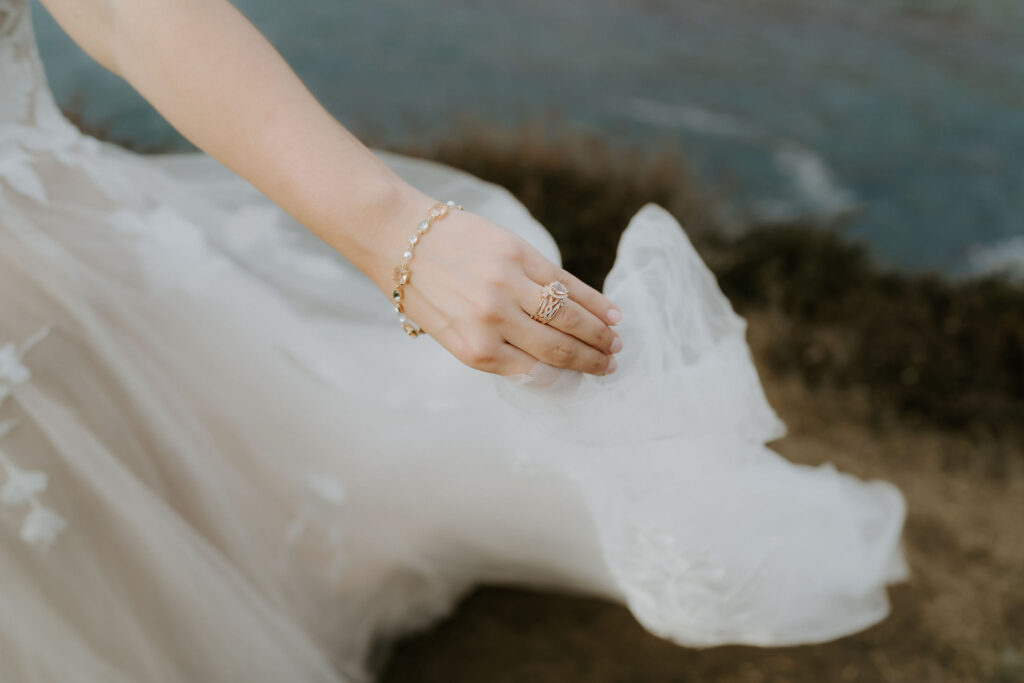 bride and groom at soberanes point
