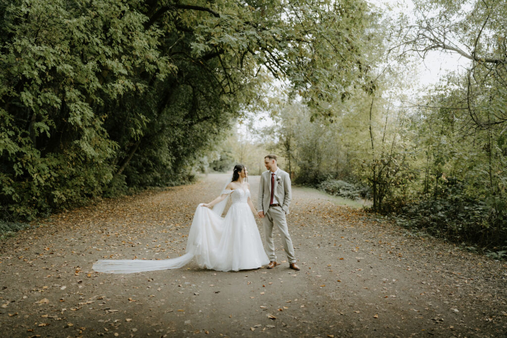 fall forest elopement at armstrong redwoods