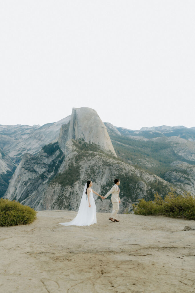 stunning bridal portraits in yosemite national park