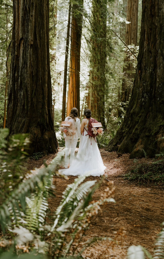 cute picture of the newlyweds during their bridal portraits