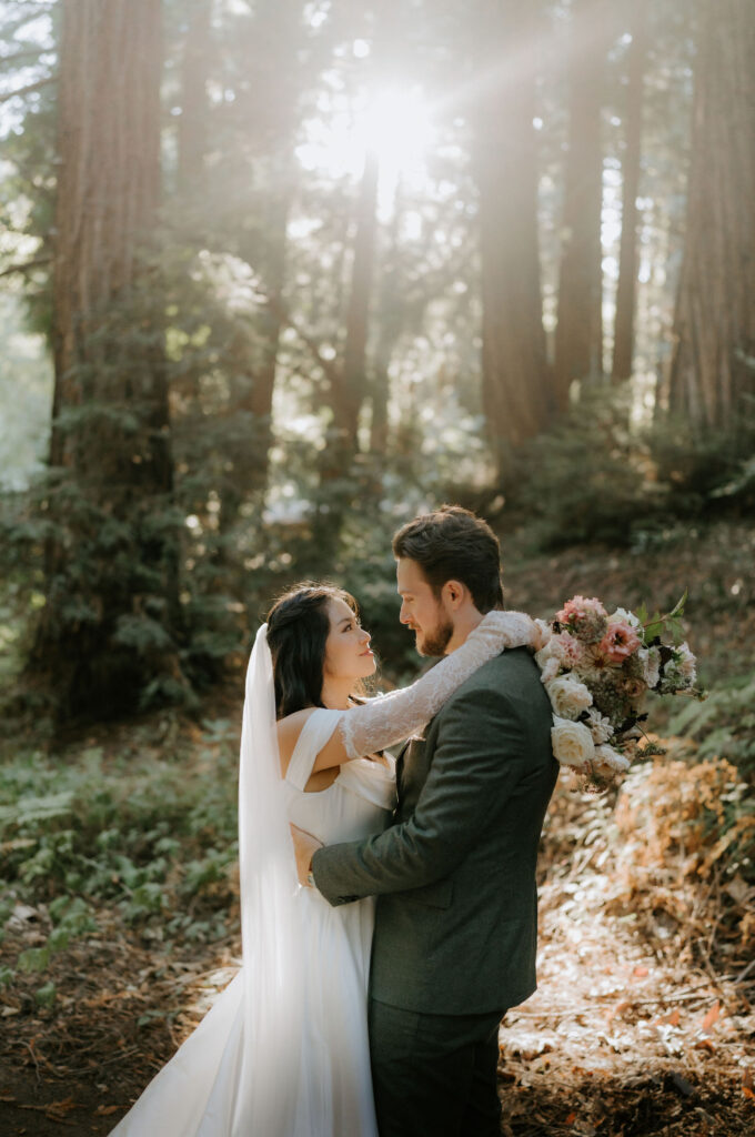 stunning golden hour portraits after the ceremony