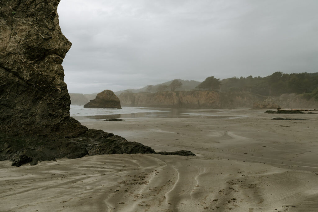 beautiful beach for an elopement in mendocino CA