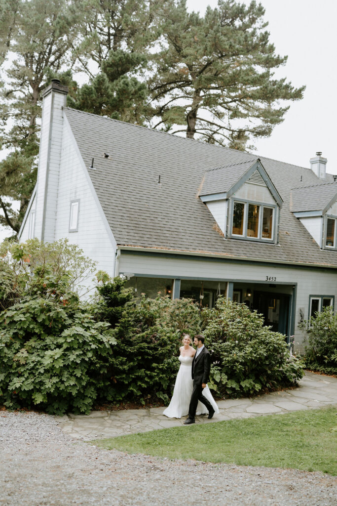 couple at their dream elopement in california