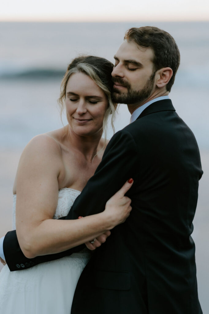 romantic bridal portraits at the adventurous elopement