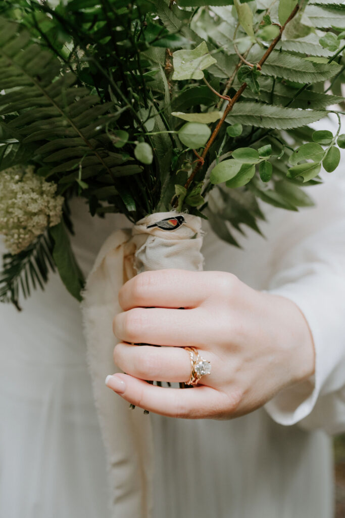 stunning closeup shot of the wedding ring