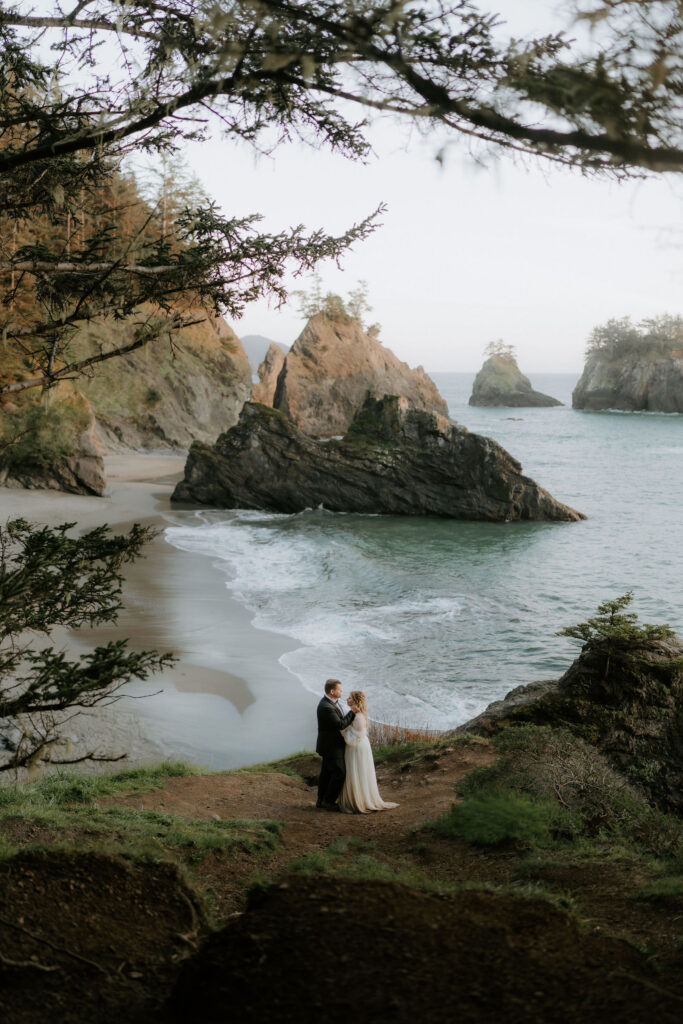 Jedediah Smith Redwoods Elopement on the Southern Oregon Coast | Meredith & Blake