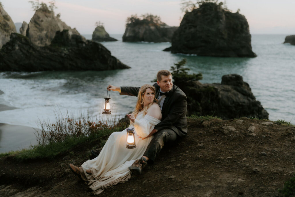 Jedediah Smith Redwoods Elopement on the Southern Oregon Coast | Meredith & Blake