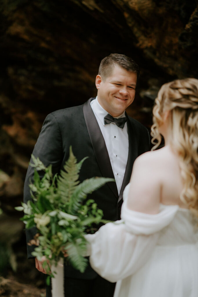 Jedediah Smith Redwoods Elopement on the Southern Oregon Coast | Meredith & Blake