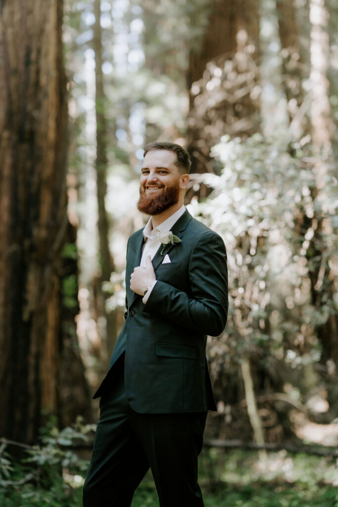 An Intimate California Elopement with Family, Redwoods, and a Sunset Beach Adventure
