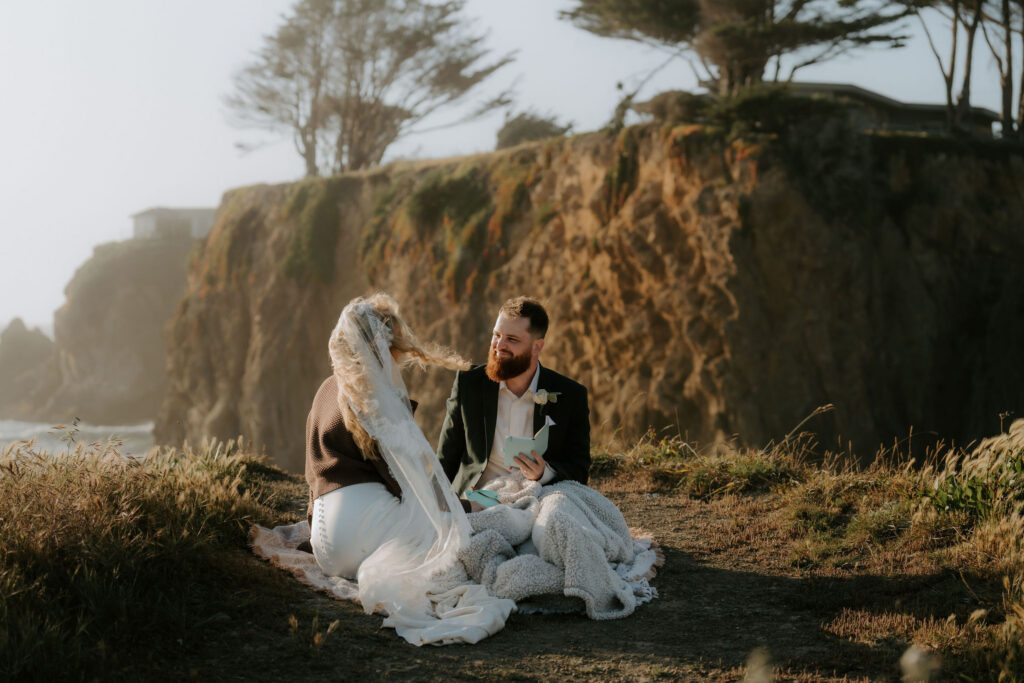 An Intimate California Elopement with Family, Redwoods, and a Sunset Beach Adventure