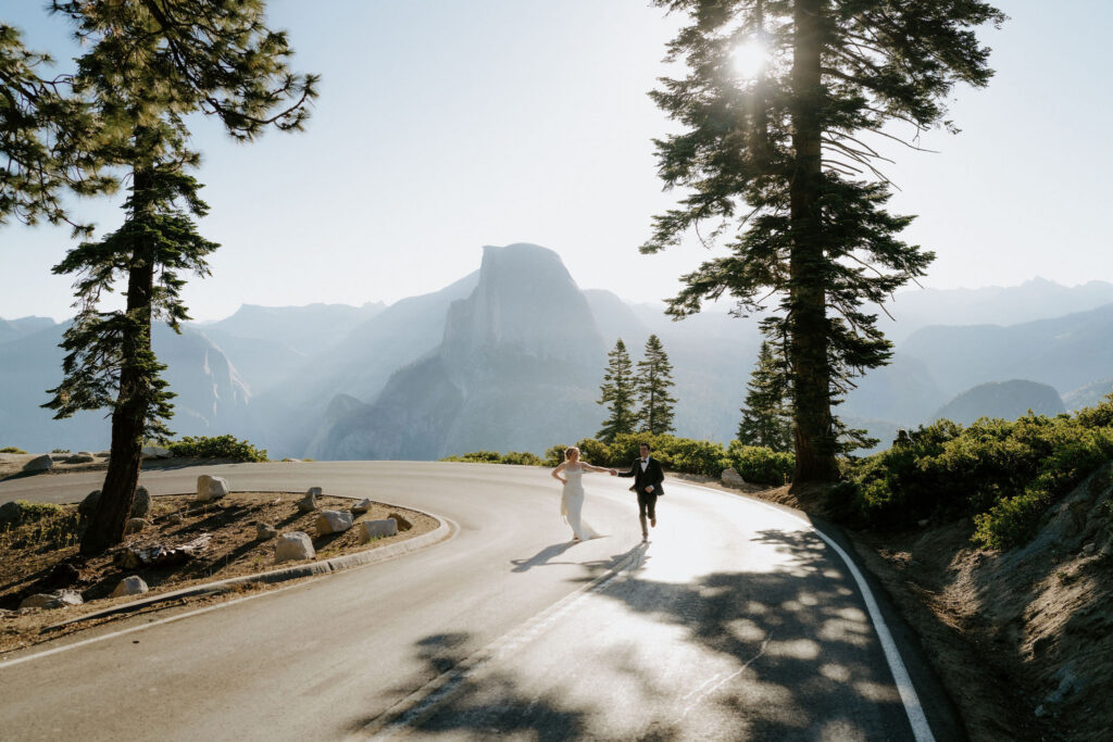 An Intimate Sunrise Yosemite Elopement at Glacier Point & Sentinel Beach