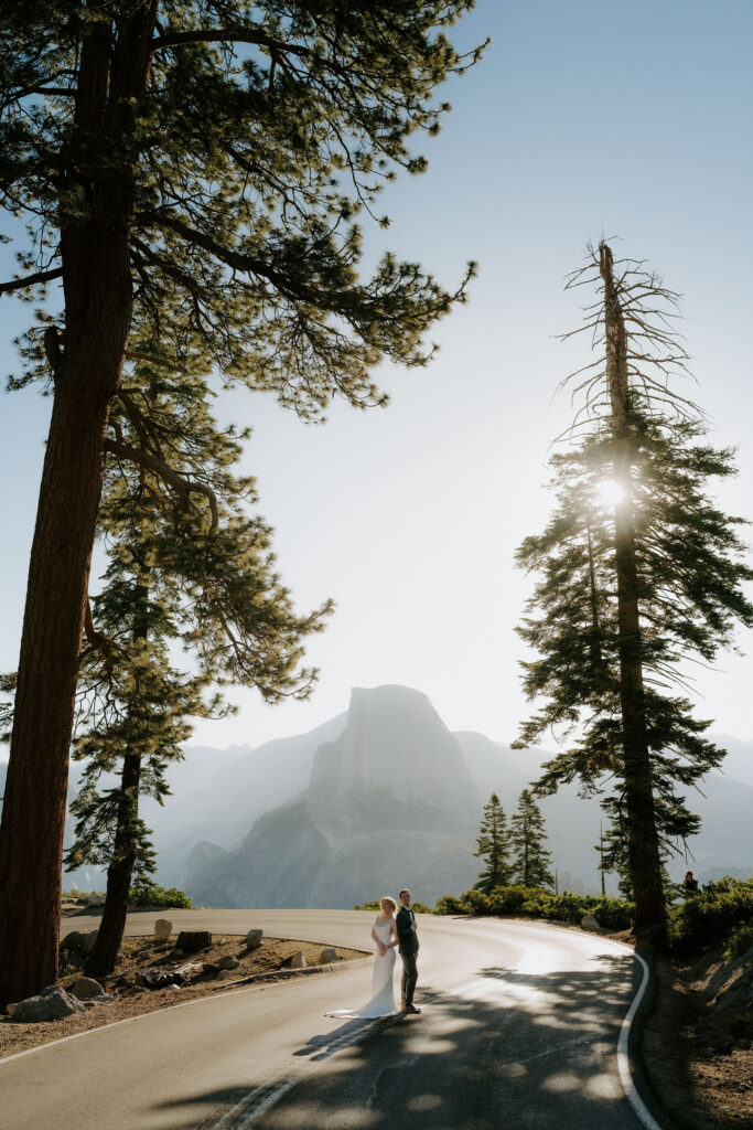 beautiful sunrise portraits in yosemite