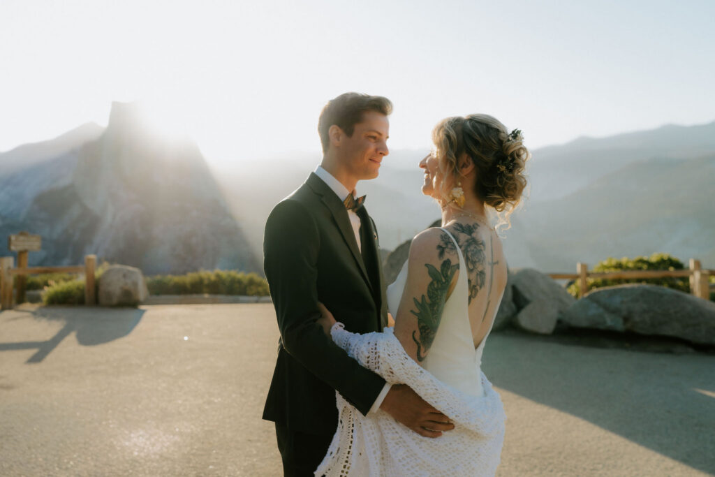 An Intimate Sunrise Yosemite Elopement at Glacier Point & Sentinel Beach