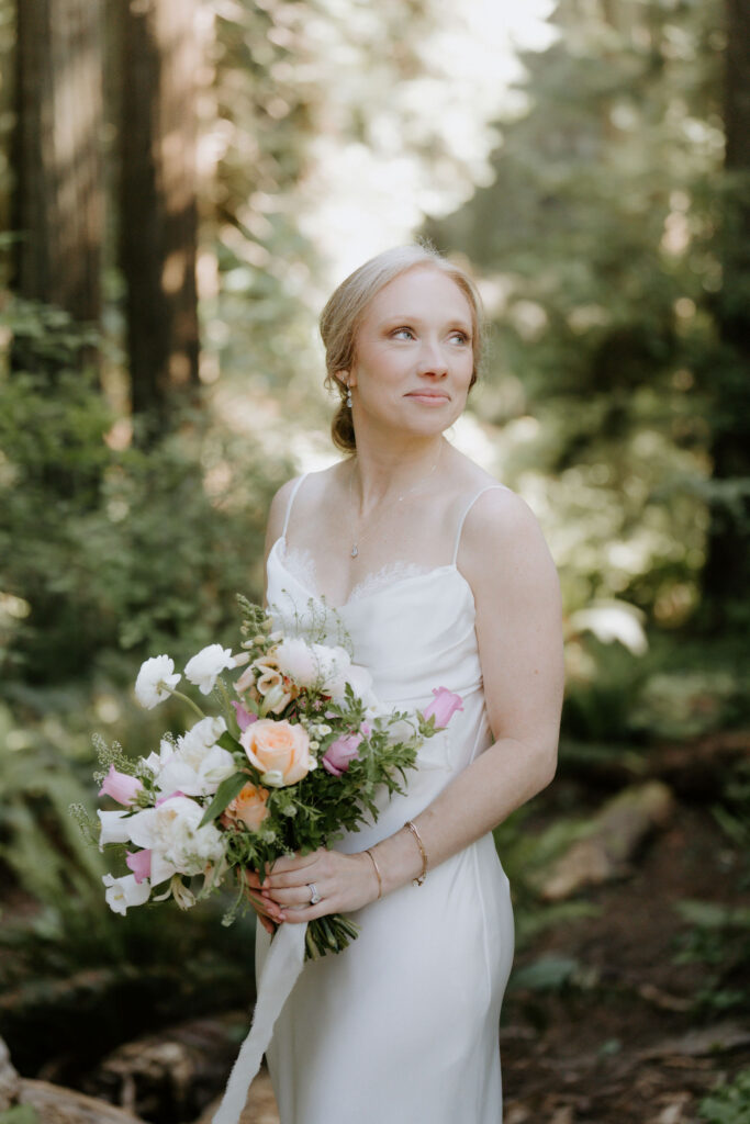 A Redwoods National Park Elopement with a Forest Reception | Amanda & Bob