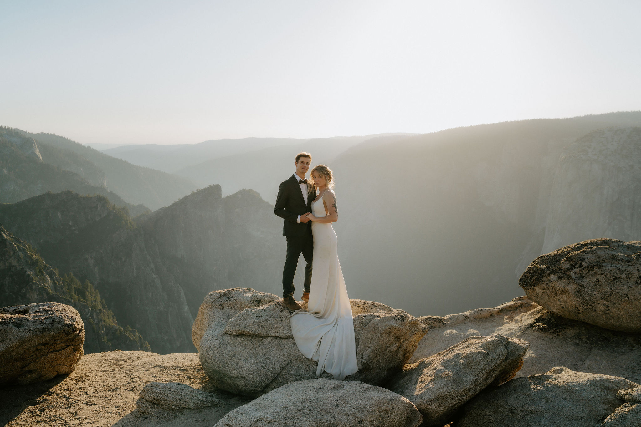 An Intimate Sunrise Yosemite Elopement at Glacier Point & Sentinel Beach