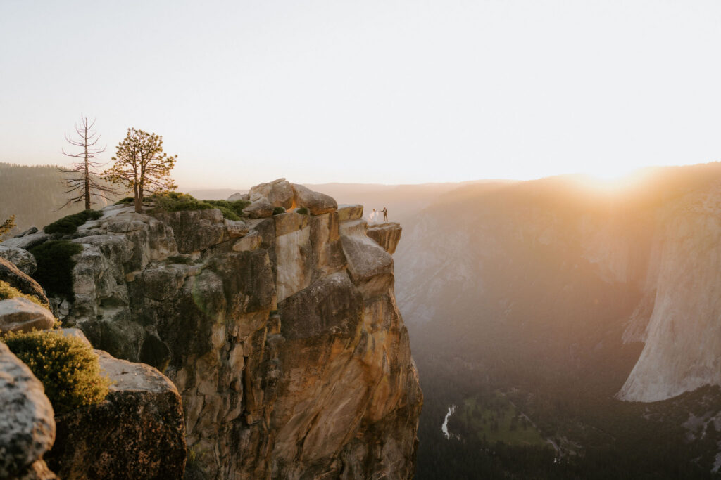 An Intimate Sunrise Yosemite Elopement at Glacier Point & Sentinel Beach